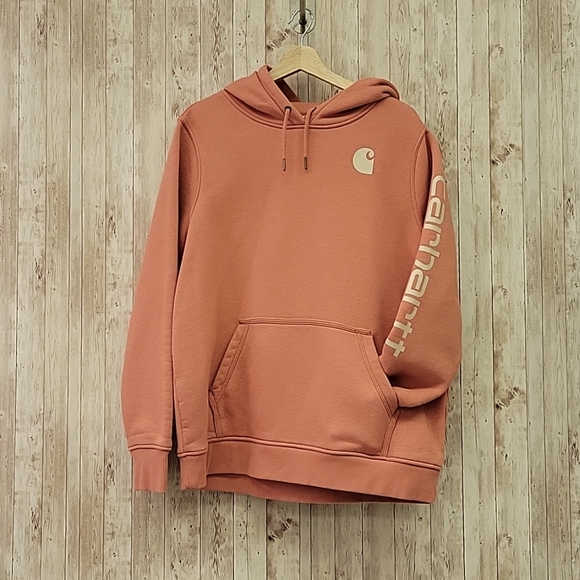 Carhartt | Tops | Salmon Carhartt Hoodie 357 | Poshmark